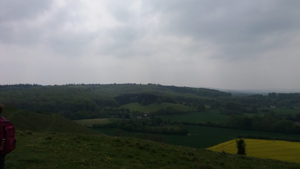 Panoramic View from the top of Cley Hill